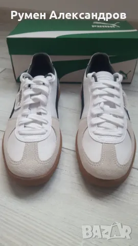 Нови мъжки кожени оригинарни маратонки PUMA PALERMO Lth EUR42 UK8, снимка 3 - Маратонки - 50025955