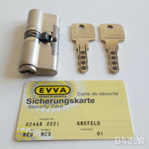 Най-висок клас патрон/ключалка за врата EVVA MCS на половин цена!, снимка 5 - Входни врати - 37829324