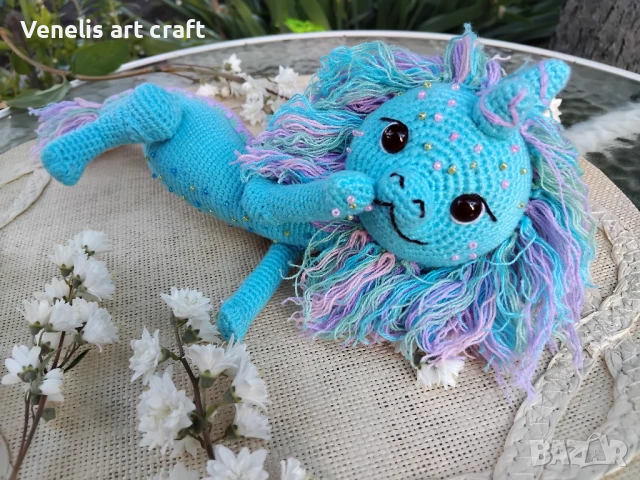 Плетена играчка / Дракон Сису , снимка 4 - Колекции - 50731062