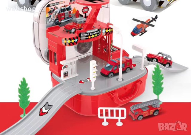 Пожарникарски комплект играчка - 72 части, снимка 3 - Други - 43239728