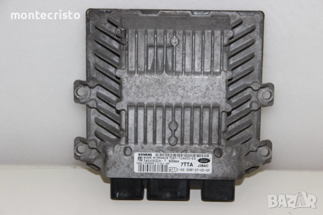Моторен компютър Ford Fiesta MK6 / 7S61-12A650-EA / 5WS40632AT / SID804 / 5WS40632A-T / 7S6112A650EA