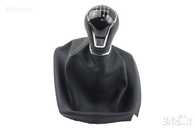 Топка за скоростен лост с 6 ск. с кожен маншон и рамка за Сеат Леон SEAT Leon III 5F 2012 - 2017г., снимка 3 - Аксесоари и консумативи - 40480403