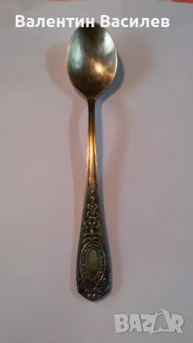 Комплект позлатени лъжички съветски, снимка 3 - Други ценни предмети - 48214036