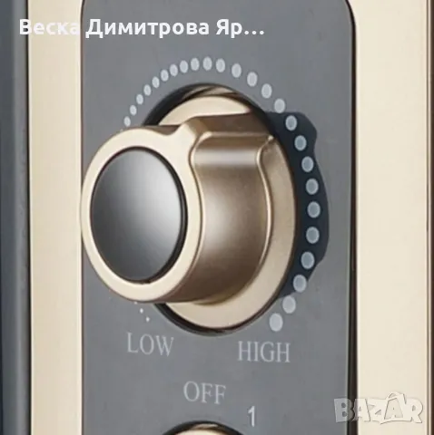 Радиатор,2500W,11 ребра,3 степени,Поставка за дрехи,Регулируем термостат, снимка 3 - Други - 47596630