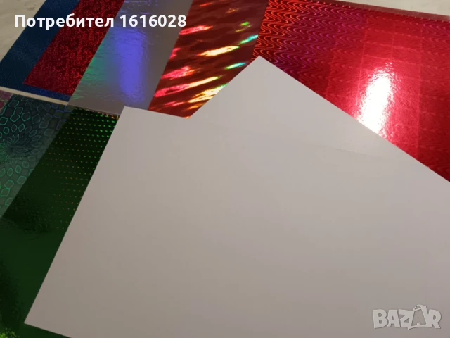 Комплект с цветни блестящи картони за скрамбук,картички,албуми., снимка 8 - Ученически пособия, канцеларски материали - 50654763