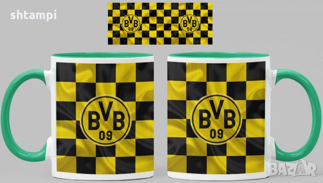 Чаша Борусия Дортмунд Borussia Dortmund Керамична, снимка 5 - Фен артикули - 34783788