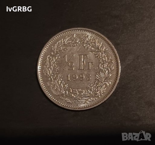 1/2 франк Швейцария 1993 Switzerland 