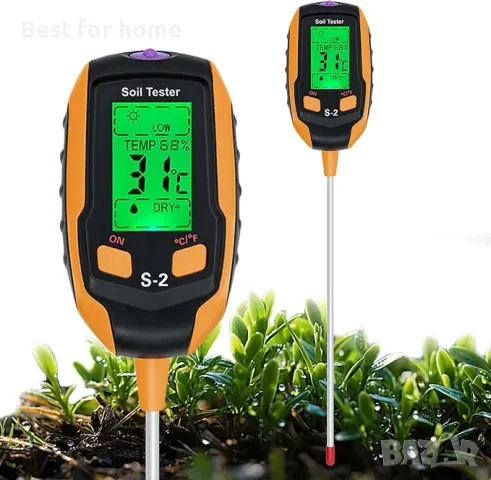  Уред за измерване на влага в почвата 5 в 1  Tolesum