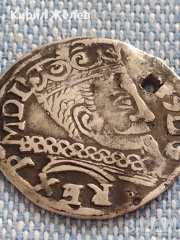 Сребърна монета 1597г Олнус Сигизмунд трети за КОЛЕКЦИЯ 24410, снимка 4 - Нумизматика и бонистика - 42930194