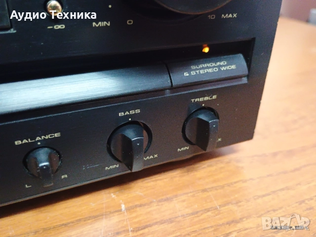 Стерео усилвател PIONEER A-Z360. Оптичен вход и няколко режима включително съраунд ефект , снимка 5 - Ресийвъри, усилватели, смесителни пултове - 52393986