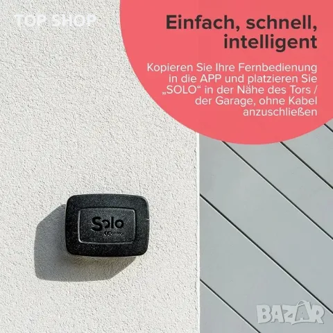 1Control Solo Mini Безжично Bluetooth устройство за отваряне на порти, отваряне на гаражни врати, снимка 7 - Друга електроника - 48777163