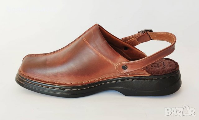 ЕСТЕСТВЕНА кожа- габровско мъжко сабо с каишка модел 310, снимка 5 - Ежедневни обувки - 32265499