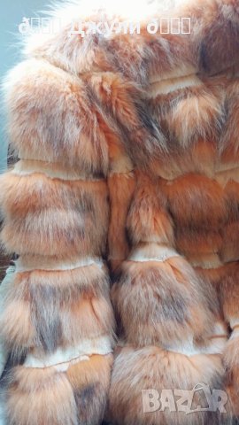 Палто с естествен косъм от норка и сребърна лисица, снимка 9 - Палта, манта - 44032002