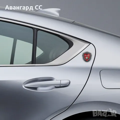 Метална Самозалепваща емблема Алфа Ромео, снимка 6 - Аксесоари и консумативи - 48645739