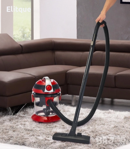 Прахосмукачка с воден филтър Voltz, 800W-1000W, 10л., Червена/Сива, снимка 4 - Други - 52853778