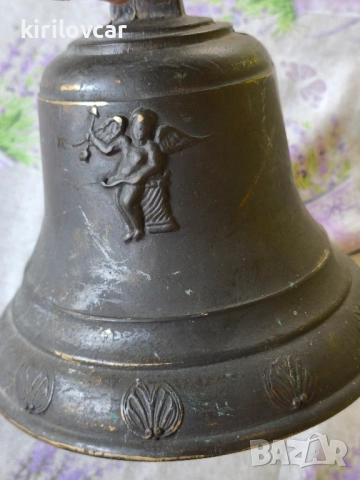 Бронзова камбана, снимка 5 - Антикварни и старинни предмети - 51858837