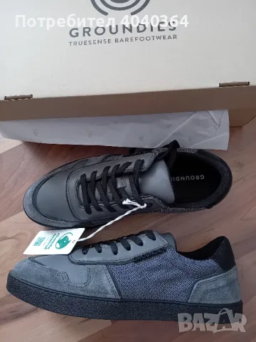 N41 нови ,естествена кожа  мъжки  кецове 