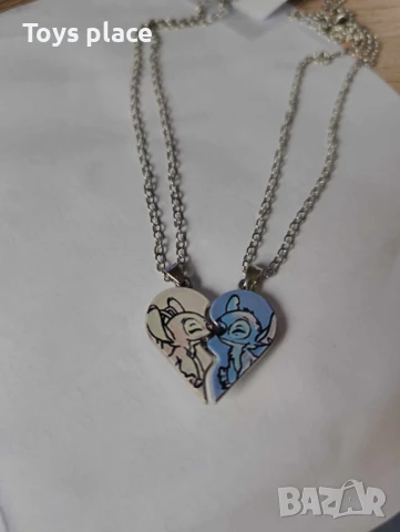 Комплект колиета BFF Лило и Стич Lilo and Stitch , снимка 2 - Други - 50726882