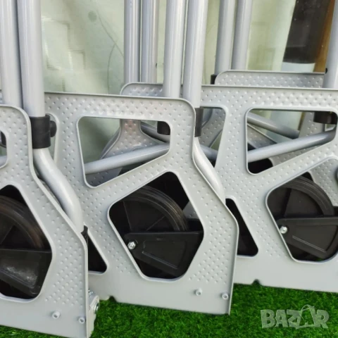 Многофункционална сгъваема количка – Вашият верен помощник при пазаруване и пренасяне, снимка 3 - Други стоки за дома - 50843637