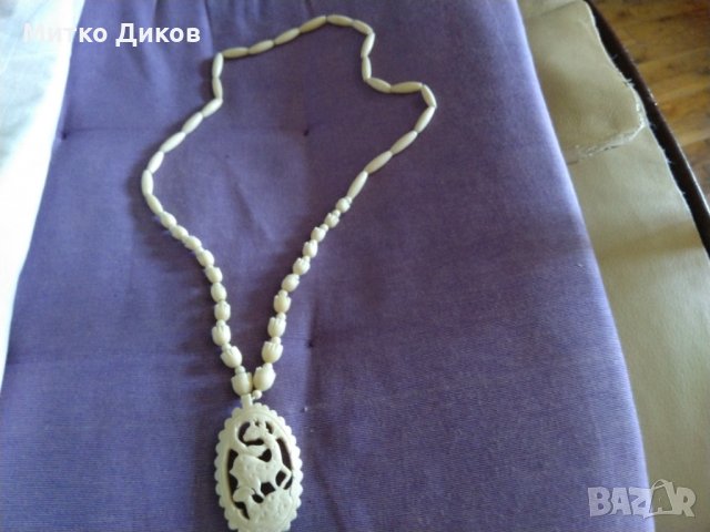 Герданче колие сърни ръчна изработка 36см на 55мм 