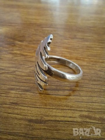 Стилен сребърен пръстен, снимка 2 - Пръстени - 39527152