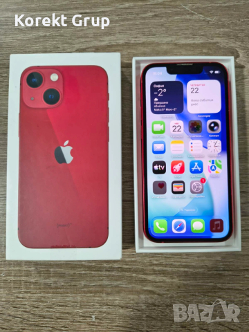 Iphone 13 mini червен 128гб, снимка 2 - Apple iPhone - 53195014