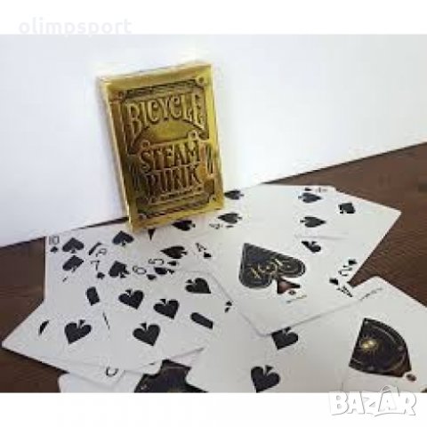 КАРТИ ЗА ИГРА BICYCLE STEAMPUNK GOLD нови , снимка 2 - Карти за игра - 26502603