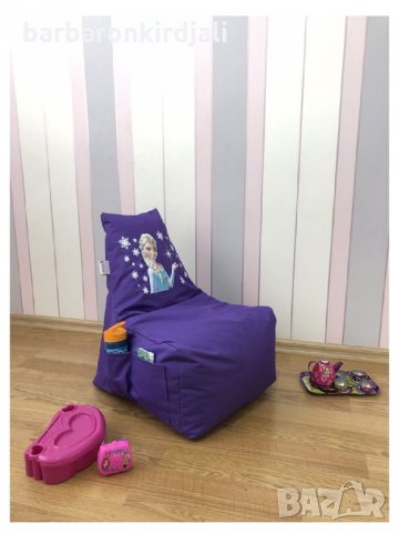 Барбарон пуф детска с щампа , снимка 5 - Столове - 34616808