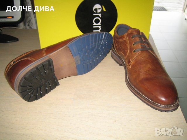 Мъжки обувки естествена кожа камел, снимка 4 - Официални обувки - 26798798