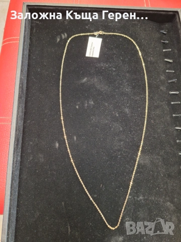 Златен синджир 2.4гр.14к, снимка 3 - Колиета, медальони, синджири - 53594410