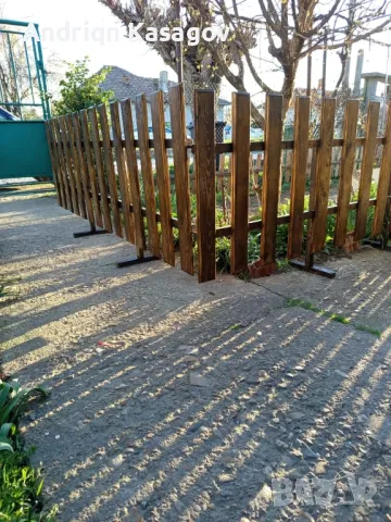 продавам дървени огради , снимка 5 - Градински мебели, декорация  - 48853581