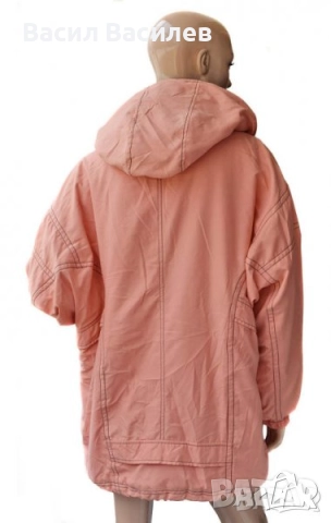 Rodeo Дамско шушляково яке Розово с качулка, снимка 4 - Якета - 51932237