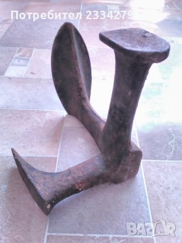 Стари кожарски,обущарски  инструменти-ножове.  4броя различни наковални и номерации., снимка 3 - Антикварни и старинни предмети - 36172036