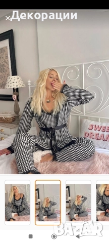 нов дамски домашен комплект тип пижама , снимка 11 - Пижами - 52632264