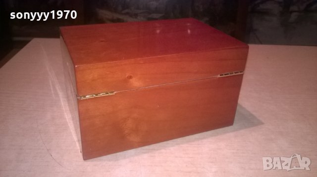 ХУМИДОР-Кутия за пури с влагомер от ароматно дърво-18Х12Х11СМ, снимка 8 - Колекции - 27387323