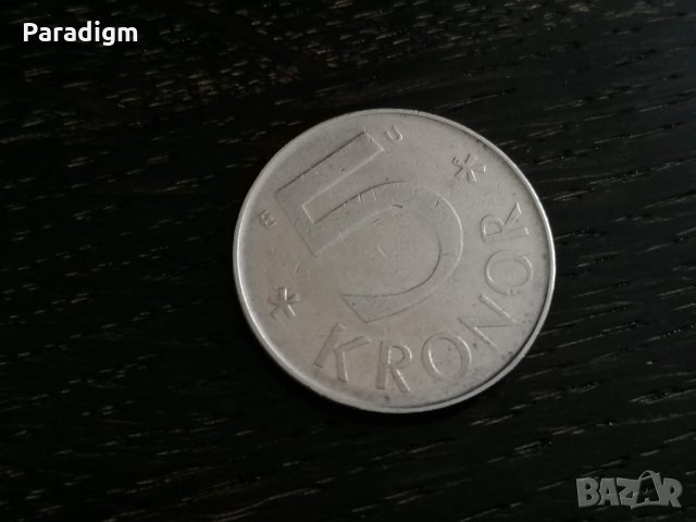 Mонета - Швеция - 5 крони | 1981г., снимка 2 - Нумизматика и бонистика - 27228611