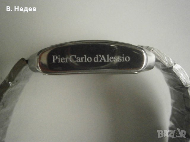 PierCarlo d`Alessio - quartz chronograph, Japan movement (Seiko), 36х44mm; ТОП!, снимка 6 - Мъжки - 37381755