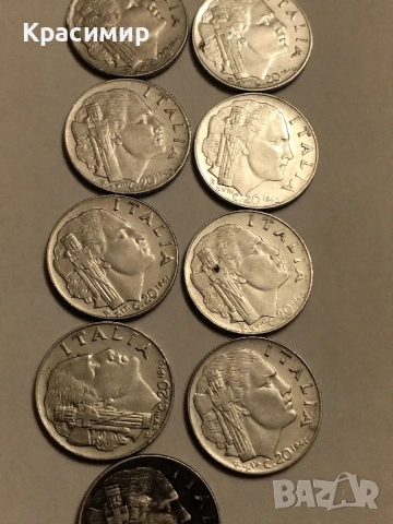 Монети Италия 20 Чентесими 1940-1941 г., снимка 9 - Нумизматика и бонистика - 51852426