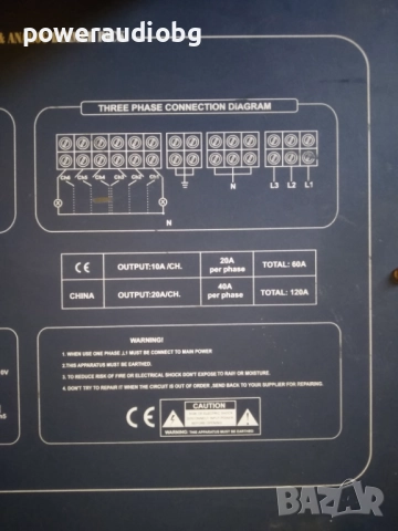 Шестканален димер ShowTec D-Pack 6  - 6 по 20A, снимка 10 - Други - 52916153