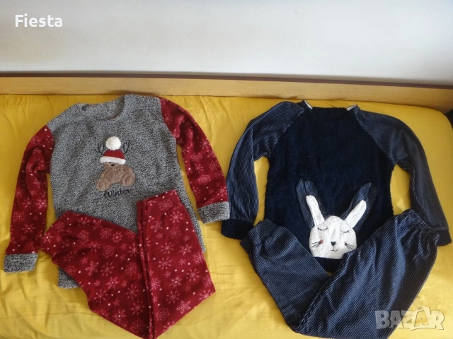 Нови 2 броя дамски поларени пижами, размер S, снимка 18 - Пижами - 53442980