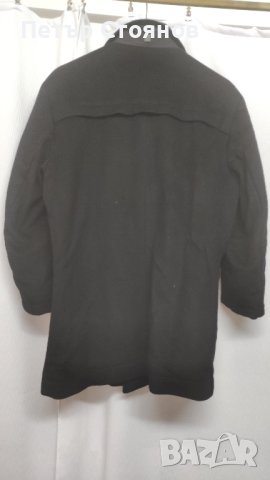 Елегантно мъжко палто от вълна и кашмир HUGO BOSS размер 50, снимка 3 - Палта - 43324052