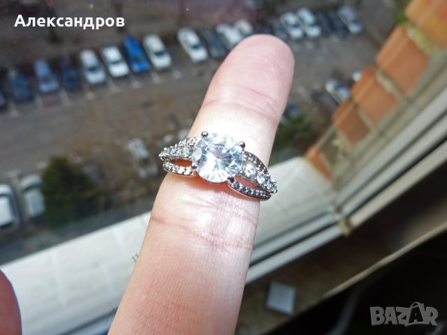 Сребърен пръстен №794, снимка 4 - Пръстени - 43351657