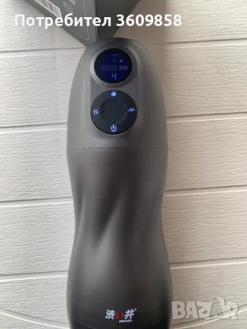 Atom Автоматичен Мастурбатор – 9 режима, засмукване, вибрации и загряване до 40°C, снимка 4 - Друга електроника - 48931546