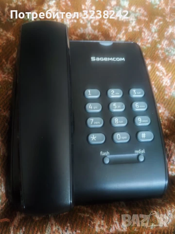 Sagemcom c100 стационарен телефон 