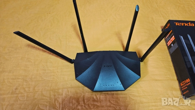 Рутер wireless Tenda AC19, AC2100, Gigabit,USB, dual-band, 4 antene, firewall, MU-MIMO, Wave 2, IPv6, снимка 9 - Рутери - 52932180