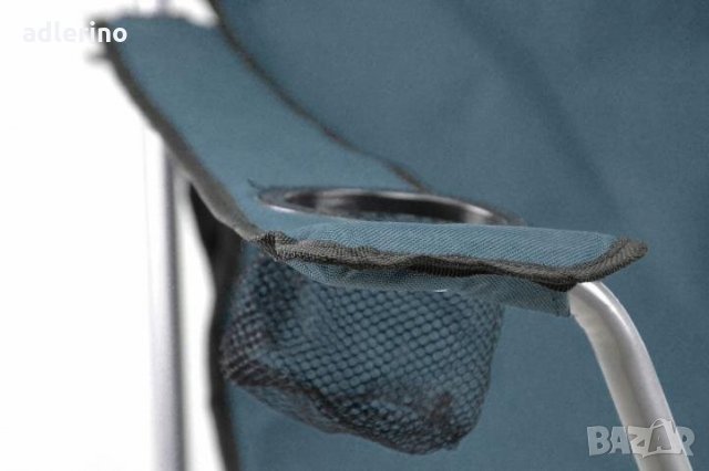 Рибарски стол, сгъваем стол, пикник стол, къмпинг стол - 1 брой, тъмно синьо - 130 кг, снимка 2 - Градински мебели, декорация  - 34314484