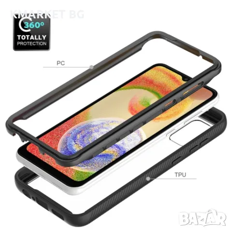 Samsung Galaxy A04 Силиконов Калъф Transparent TPU и Протектор, снимка 8 - Калъфи, кейсове - 48582139