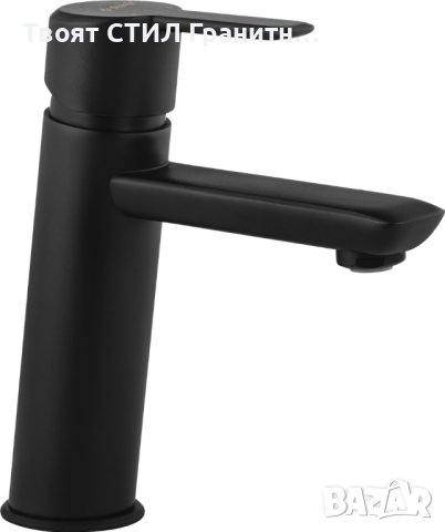 Черен стоящ смесител за мивка за Баня модел BQA_N20M Arnika Nero S