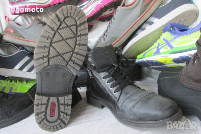 ПРОД. КАТО НОВИ арт, винтидж боти rieker® original SINCE 1874,ANTISTRESS,естествена кожа,41-42,GOGO, снимка 16 - Мъжки боти - 26816470