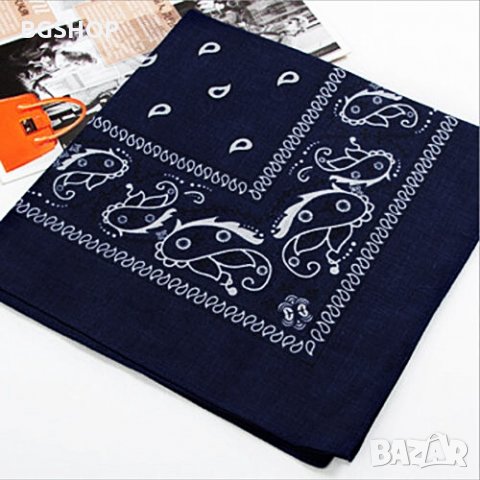 Бандана - Хип Хоп шал - Тъмно син 